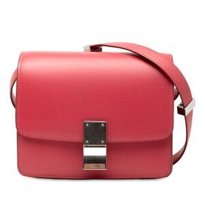 Celine Classic Box Small Pink Leather